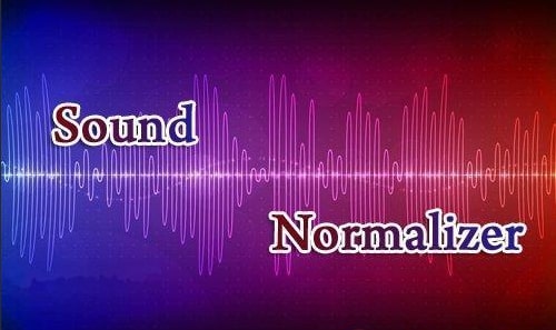 download sound normalizer for video files