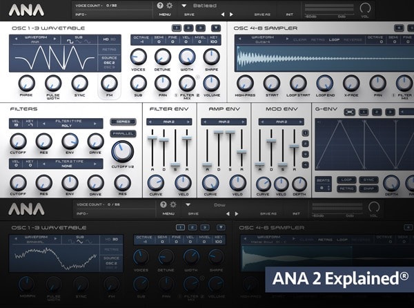 Ana vst. Ana2. Ana Synth. Sonic Academy Ana 2. Ana2 + Slate Bundle.