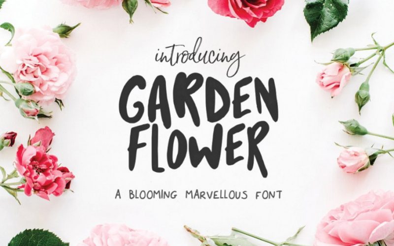 Garden Flower Script Font ! free download r2rdownload