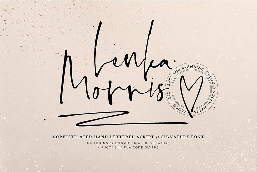 Lenka Morris Font !